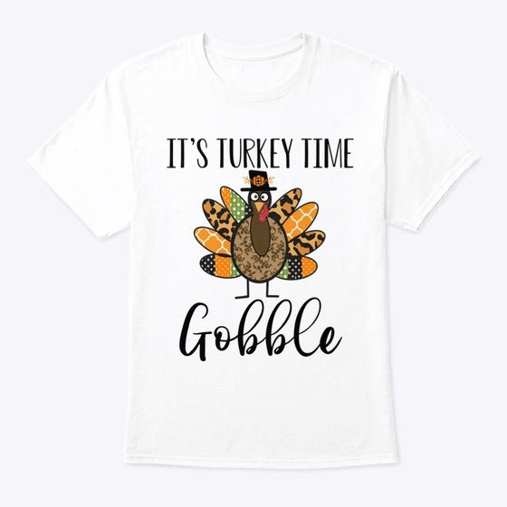 It's turkey time thanksgiving fall cute