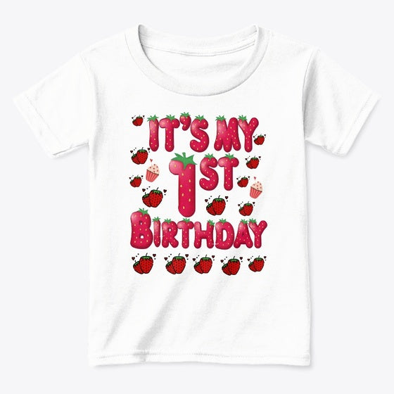1st Birthday Strawberry-Theme Age 1
