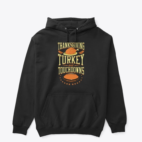 Thanksgiving Turkey And Touchdowns