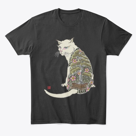 Cat Bonsai Tattoo