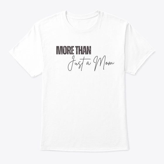 Classic crew neck T shirt for moms