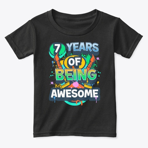 7 Years Of Being Awesome Birthday Artist