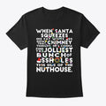 When Santa Squeezes His Fat Funny Shirt