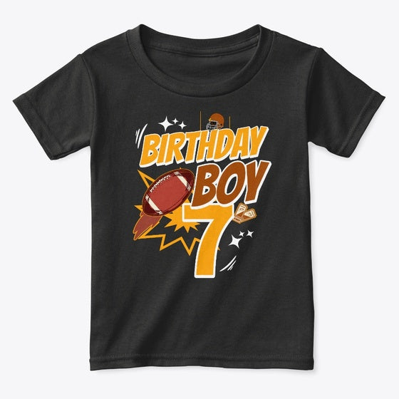7th Birthday Boy Football-Themed Party
