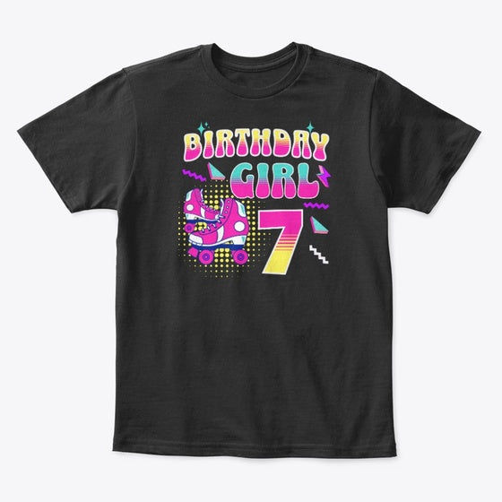 Age 7 Birthday Girl Party Roller Skating