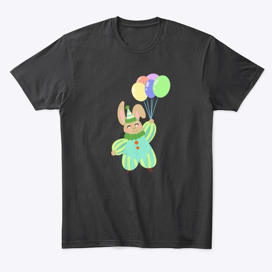 Hops the clown up and away