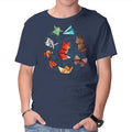 Origami Animals Apparel Clean Design