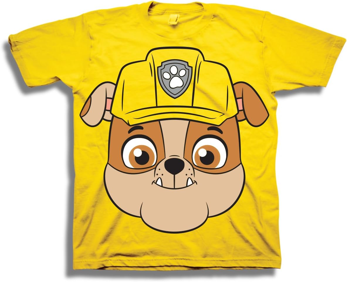Puppy Patrol Fire Pup Big Face Tee Shirt 255