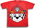 Puppy Patrol Fire Pup Big Face Tee for Kids 89
