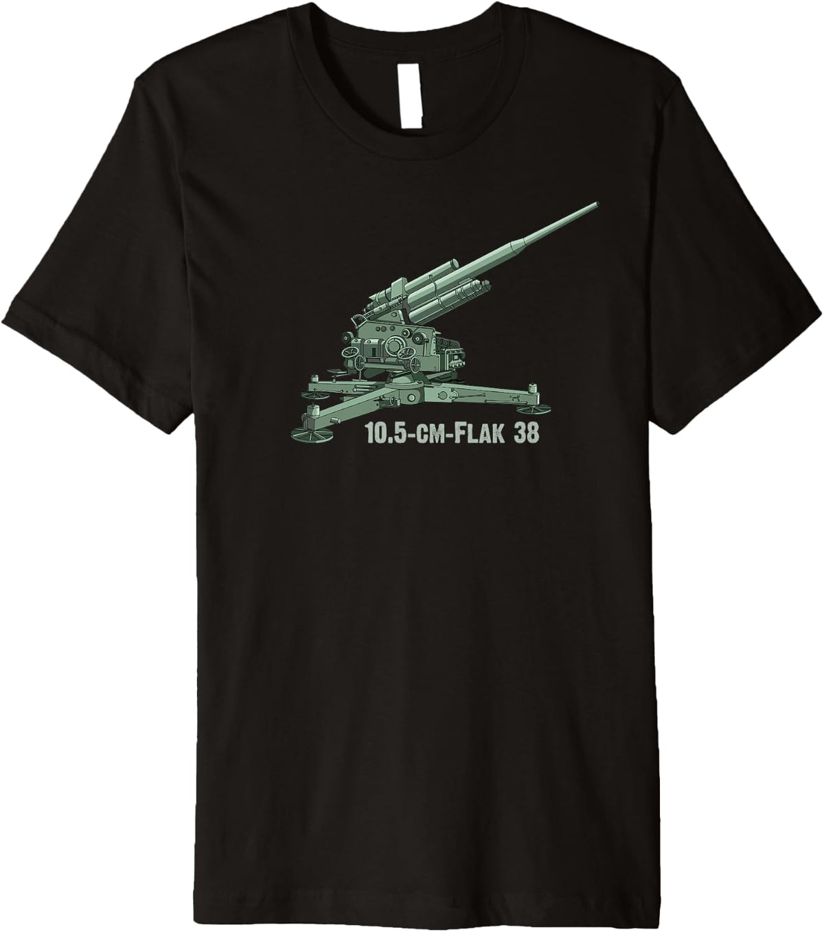 10 5 Cm Flak 38 German Ww2 Anti Aircraft Gun Diagram Premium Apparel Clean Design