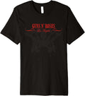 Guns N Roses Official Los Angeles Skeleton Faded Premium Apparel Minimal Style