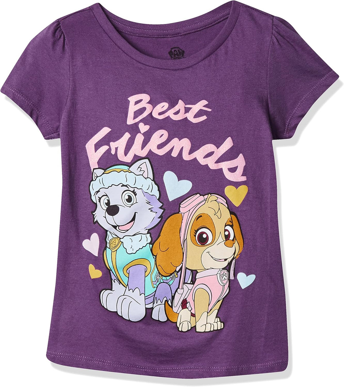 Puppy Patrol Short Sleeve Shirt for Little Girls 72