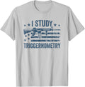 I Study Triggernometry Funny Guns Saying Pro Gun Joke Apparel Minimal Style