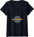 Womens Range Therapy Gun Shirt V Neck T Shirt Minimal Style