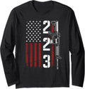 223 Ammo Ar15 Rifle Owner Funny Pro Gun Rights Usa Long Sleeve Apparel US Trend