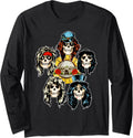 Guns N Roses Official Skull Heads Long Sleeve Apparel Gift Ready