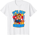 Puppy Patrol Birthday Its My Cute Police Pup Logo Kids Shirt 302