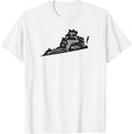 Virginia Map Guns 2nd Amendment Apparel US Trend