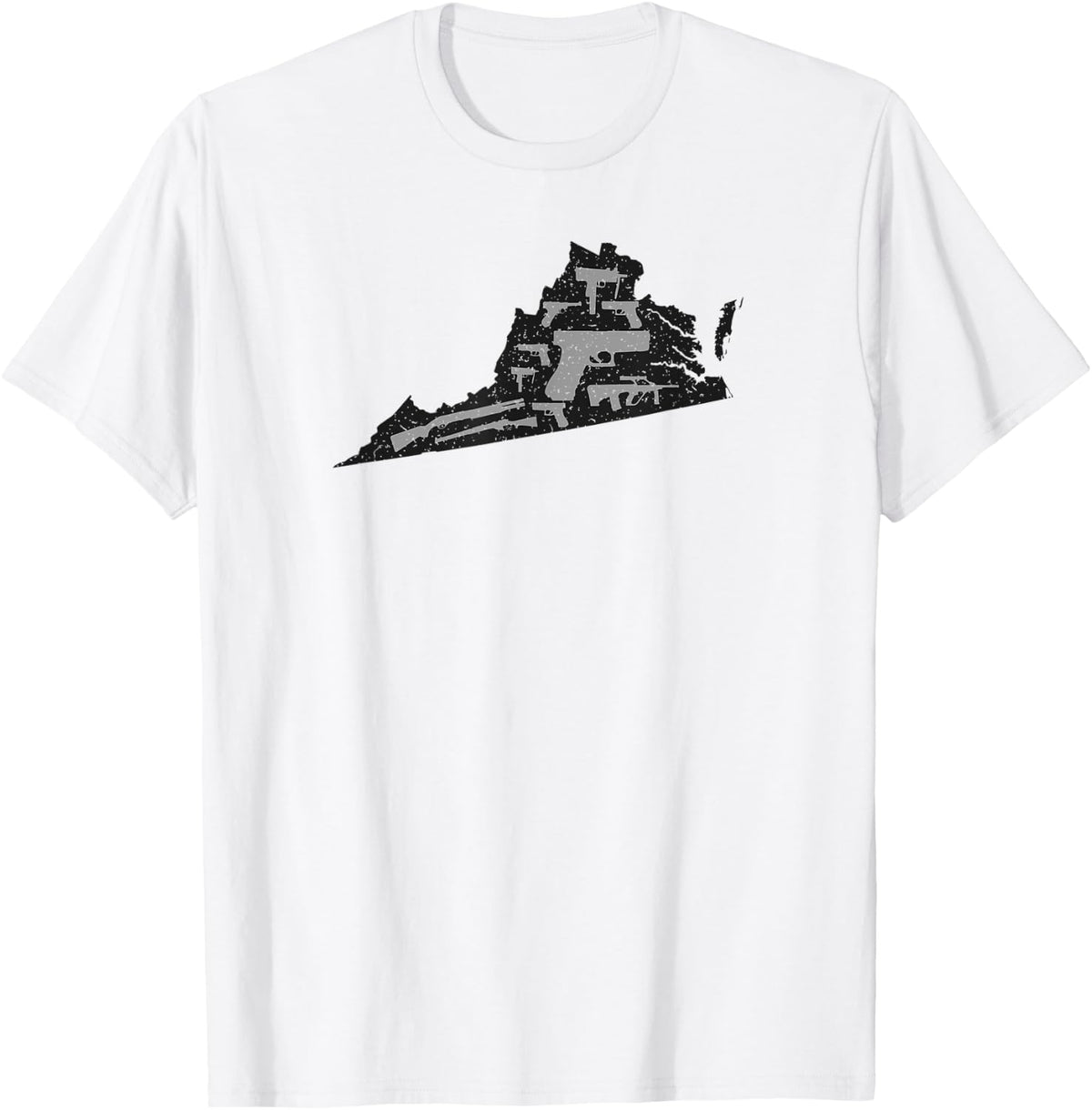 Virginia Map Guns 2nd Amendment Apparel US Trend
