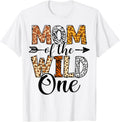 Wild One Mom Family 1st Birthday African Safari Gift Shirt 14