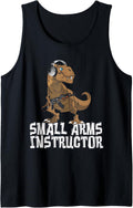 Small Arms Instructor Funny T Rex Dinosaur Gun Shirt Tank Top T Shirt Everyday Wear