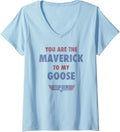 Womens Top Gun You Are The Maverick To My Goose V Neck Apparel Gift Ready