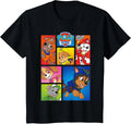 Puppy Patrol Pups in Comic Boxes Shirt for Kids 150