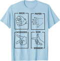 Rock Paper Scissors Gun Winner T Shirt T Shirt Everyday Wear