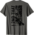I 2nd That Second Amendment Pro Gun Rights Usa On Back Apparel Clean Design