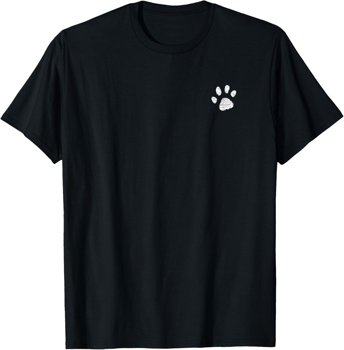 Dog Mom Left Chest Paw Print Lover Shirt for Women Men 260