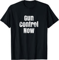 Gun Control Now Distressed Vintage Tshirt For Men T Shirt Everyday Wear