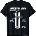 Anatomy Of Pew Bullet Proof Weapon Gun Lover Vintage Apparel US Trend