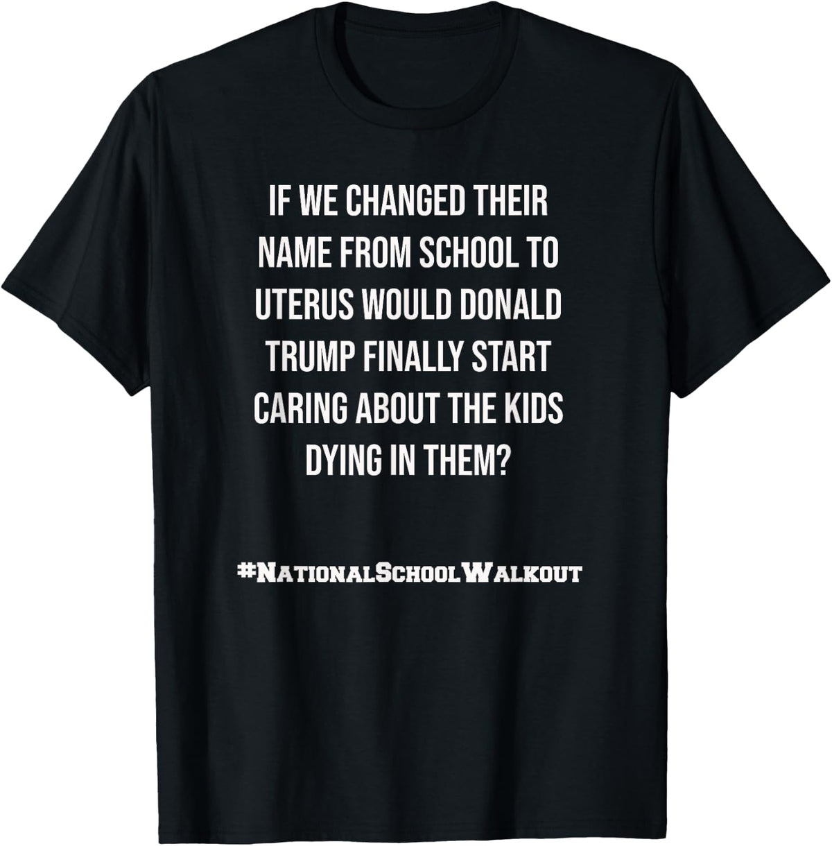 National School Walkout Boycott Tshirt Anti Gun Pro T Shirt Premium Print 3