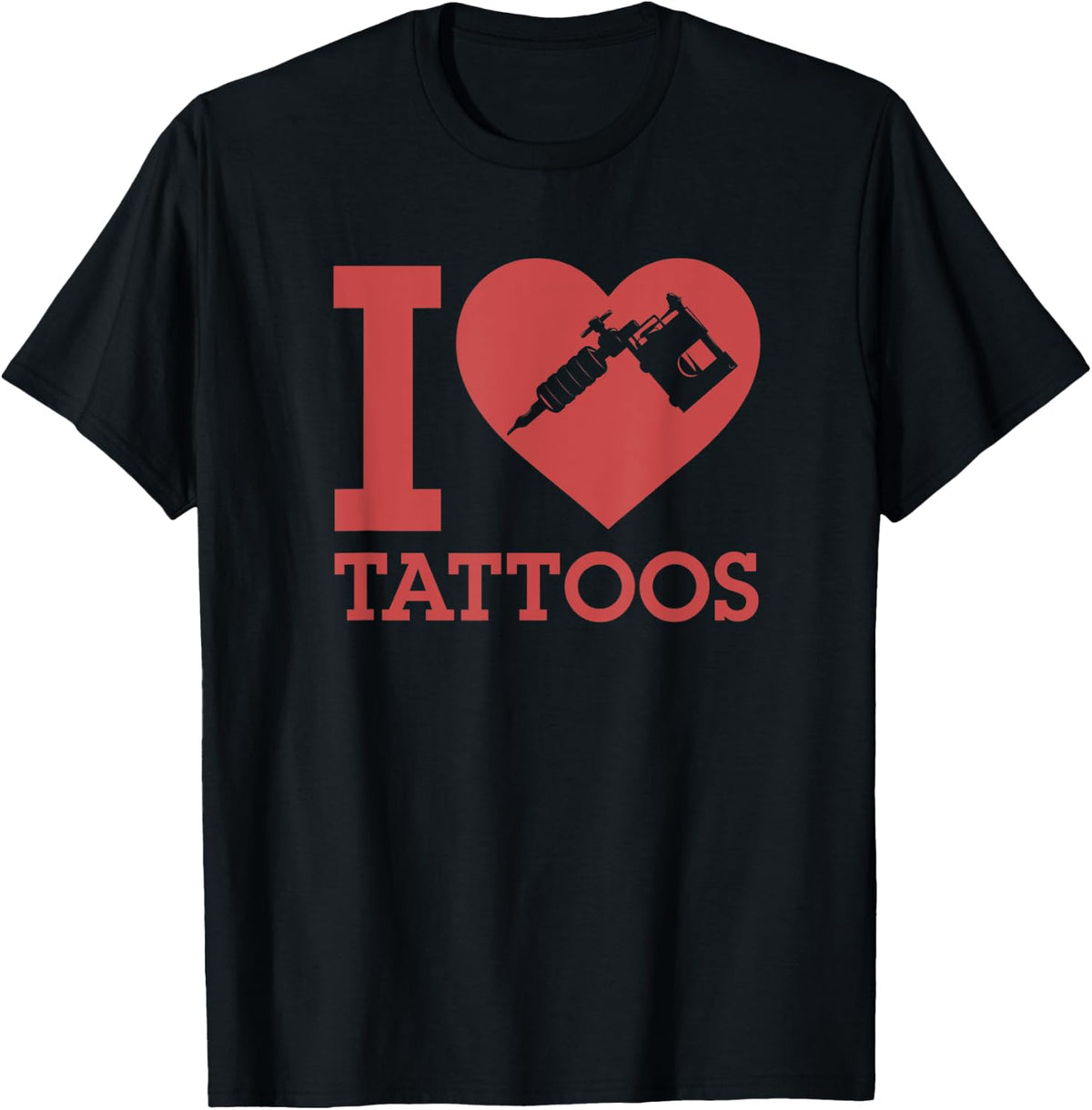 I Love Tattoos Heart Ink Tattoo Gun Artist Gift Apparel US Trend