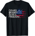 Cigars Brandy Guns Freedom T Shirt Brandys Bar T Shirt US Trend