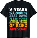 9th Birthday Decorations Son Boy Shirt 6