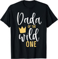 Wild One Dada 1st Birthday First Thing Dad Tee 304