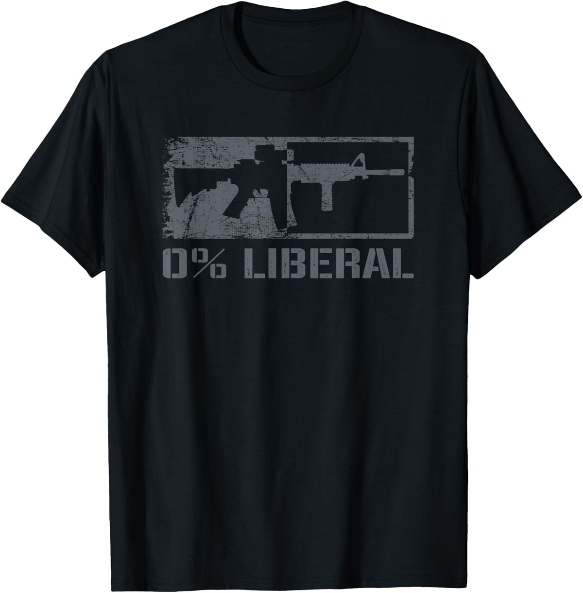 0 Liberal 2nd Amendment Republican Ar15 Rifle Funny Gun Apparel US Trend