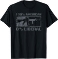 100 American 0 Liberal 2nd Amendment Ar15 Rifle Funny Gun Apparel Everyday Wear