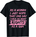 Pro Choice Feminist Women S Rights Anti Gun Woman Apparel Premium Print
