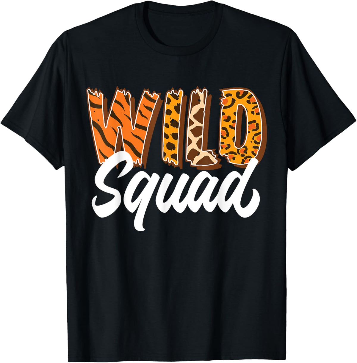 Wild One Squad Two Family Birthday Zoo Animal Matching Shirt 14