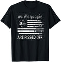 We The People Are Pissed Off Vintage Us America Flag Guns Apparel Premium Print