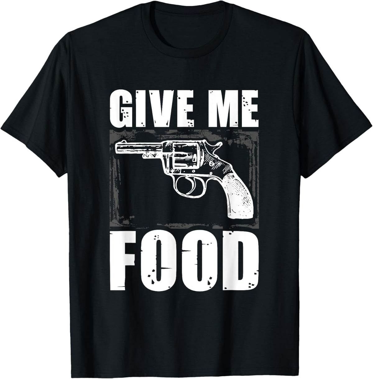 Give Me Food Pointing Gun Gift Apparel Clean Design