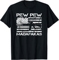 Pew Madafakas Pro Guns Joke Ar15 Usa Flag Funny Gun Apparel Premium Print