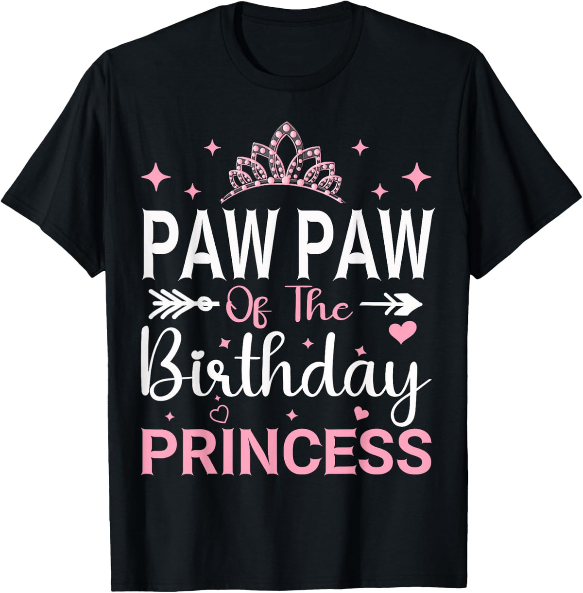 Paw of the Birthday Princess Girls Party Shirt 84
