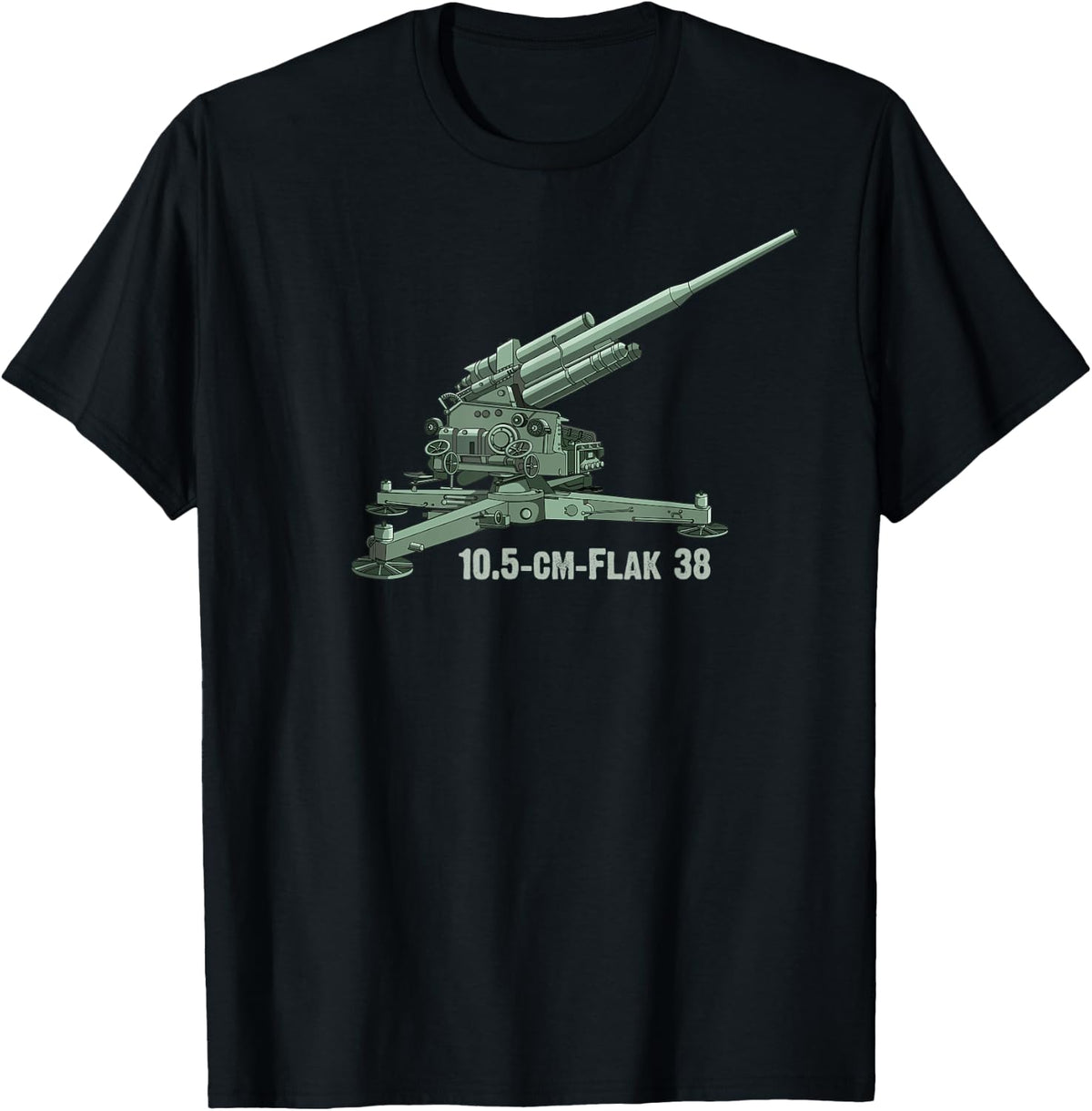 10 5 Cm Flak 38 German Ww2 Anti Aircraft Gun Diagram Apparel Premium Print