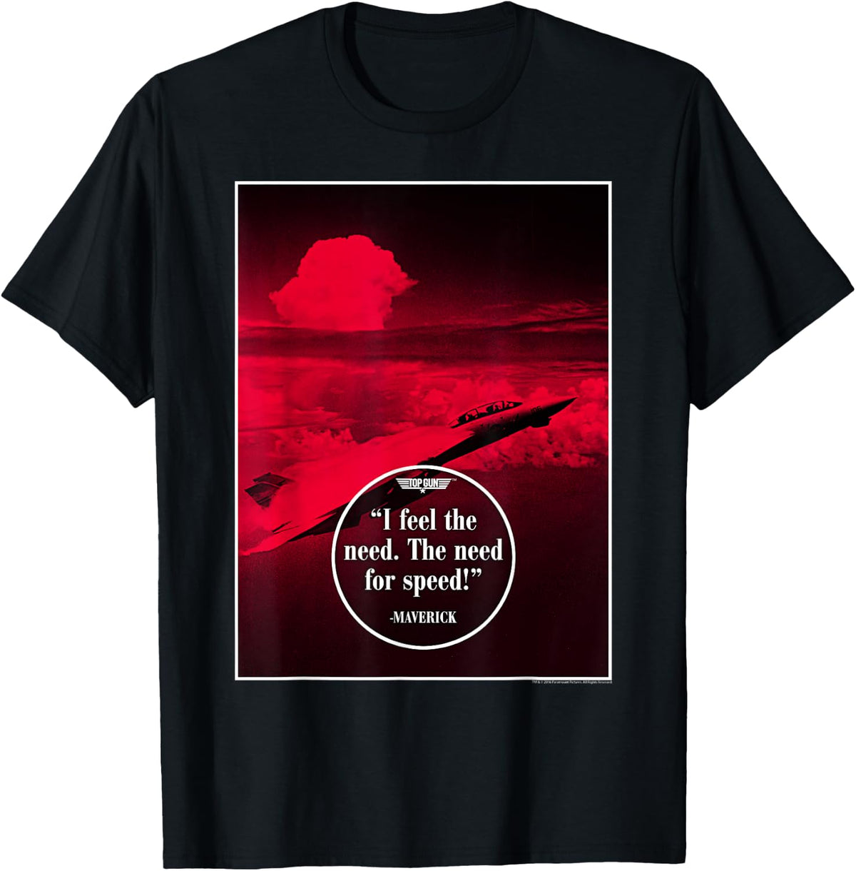 Top Gun The Need For Speed Red Photo Action Movie Apparel Premium Print