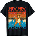 Pew It S Christmas Madafakas Rudolph Shoot Guns Reindeer Apparel Everyday Wear