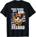 Patriotic I American Flag Usa Colors Dont Run They Reload Apparel Minimal Style