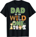 Wild One Dad 1st Birthday Safari Family Matching Shirt 758